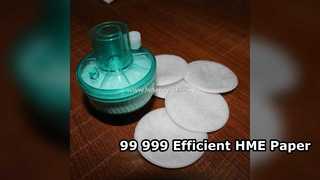 HME Filter Paper 99,999% Efficient 220% Water Absorb