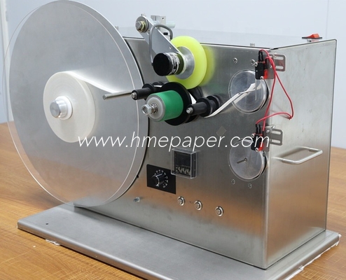 First Generation HME Filter Paper Tape Winding Machine with Adjustable Speed / ±0.2mm Labeling Error