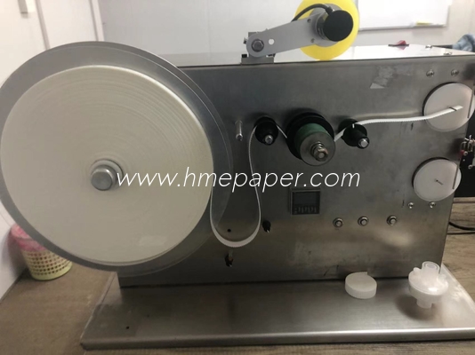 First Generation HME Filter Paper Tape Winding Machine with Adjustable Speed / ±0.2mm Labeling Error