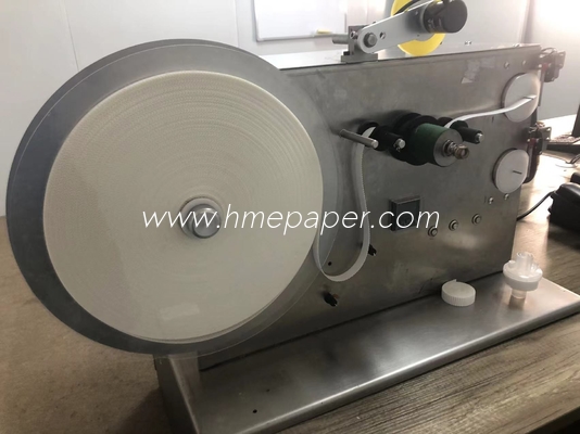 Αγορά Προϊόντα 20-150mm Semi Auto HME Φιλτράρισμα χαρτιού ταινίας μηχανή περιτύλιξης με σύστημα ελέγχου PLC online manufacture