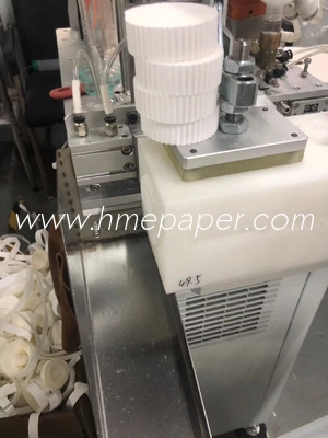 Αγορά Ελεγχόμενο από PLC HMEF HME Μηχανή περιτύλιξης ταινίας χαρτιού φίλτρου για προϊόντα 22-60mm online manufacture