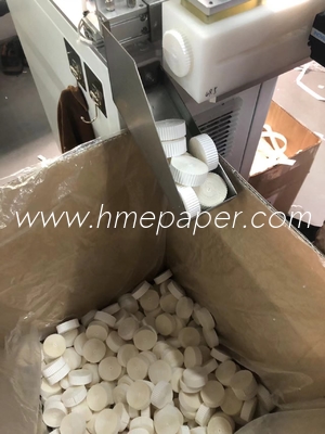 Αγορά Αυτοματοποιημένη μηχανή κοπής HMEF HME Μηχανή χαρτιού φίλτρου ρυθμιζόμενη ταχύτητα ιατρική ταινία μηχανή περιτύλιξης κυλίνδρους διάμετρος 22-60 mm online manufacture