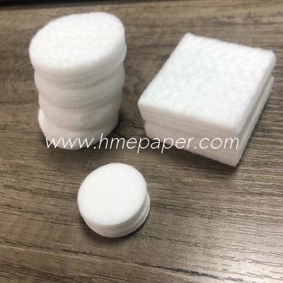 Square Needle Felt Cotton Air Filter Absorbent Pad Datasheet for HIV Tester CPAP