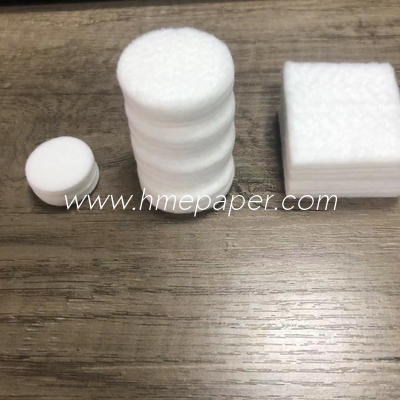 Square Needle Felt Cotton Air Filter Absorbent Pad Datasheet for HIV Tester CPAP